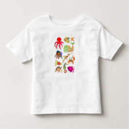 Camiseta Ocean Friends, cangrejo y pulpo