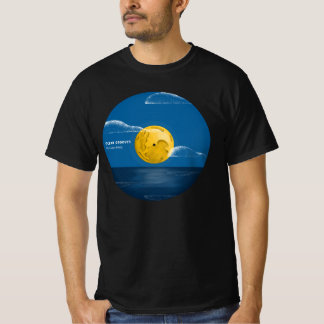 Camiseta Ocean Grooves Vinyl Ocean Night Art