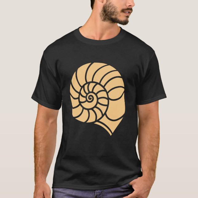 Camiseta Ocean Humor Minimalist Shells Simple Seashell (Anverso)