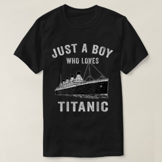 Camiseta Ocean Liner Fan Boy Vintage Ship Art