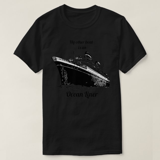 Camiseta Ocean Liner Funny Boat Envy (Diseño del anverso)