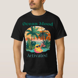 Camiseta Ocean Mood Activated T-Shirt – Summer Beach Vibes 