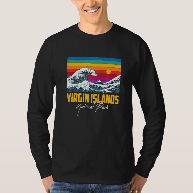 Camiseta Ocean National Park Virgin Islands St. John Sailor (Anverso)