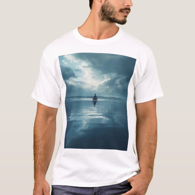 Camiseta 🌊 Ocean of Stillness: Nirvana Beyond Turbulence (Anverso)