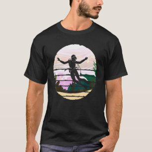 Camiseta Ocean Swimming Retro Scuba Diver Underwater Diving