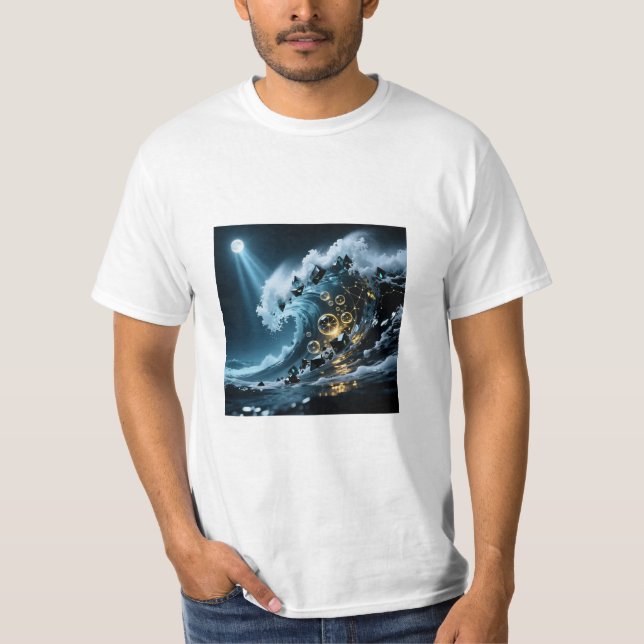 Camiseta Ocean Waves T-Shirt (Anverso)