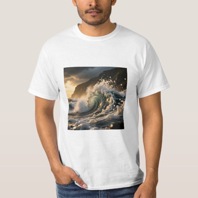 Camiseta Ocean Waves T-Shirt (Anverso)