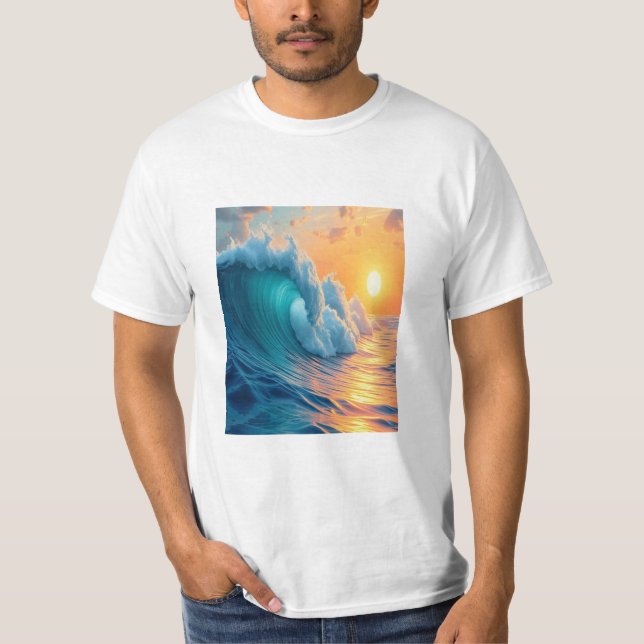 Camiseta Ocean Waves T-Shirt (Anverso)