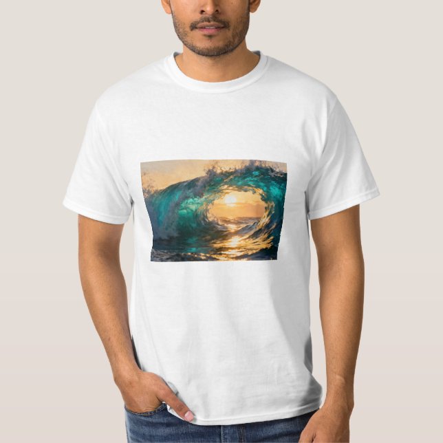 Camiseta Ocean Waves T-Shirt (Anverso)
