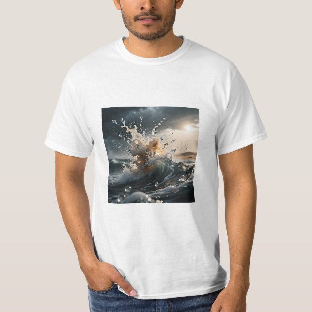 Camiseta Ocean Waves T-Shirt (Anverso)