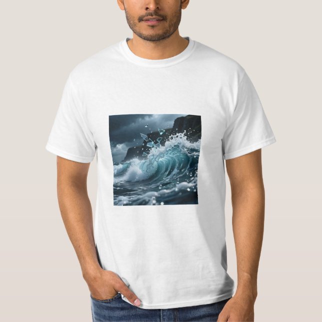 Camiseta Ocean Waves T-Shirt (Anverso)