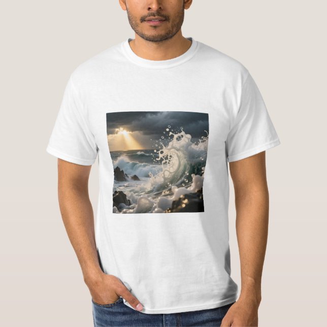Camiseta Ocean Waves T-Shirt (Anverso)