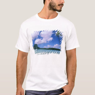 Camiseta Oceanía, Polinesia Francesa, Tahití. Vista de