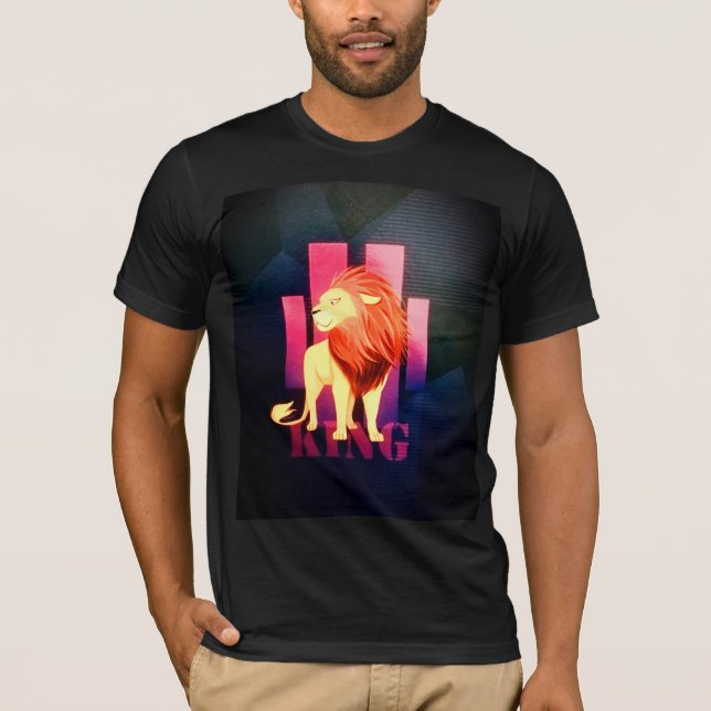 Camiseta OceanicWaves king lion(unique) (Anverso)