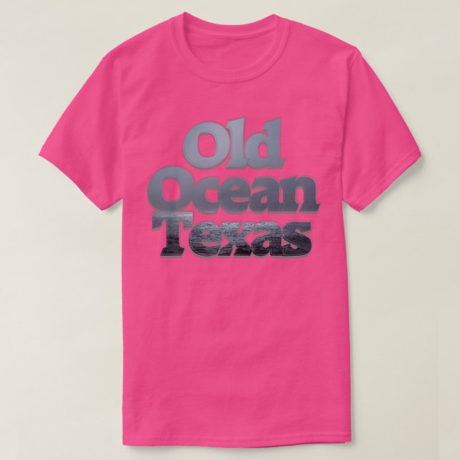 Camiseta Océano antiguo de Texas (Diseño del anverso)