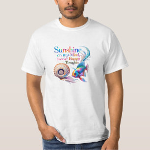 Camiseta Océano Arcoíris de Sol – Pensamientos Felices Vida