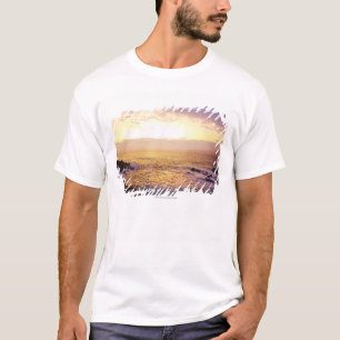 Camiseta Océano Atlántico en la salida del sol, visión
