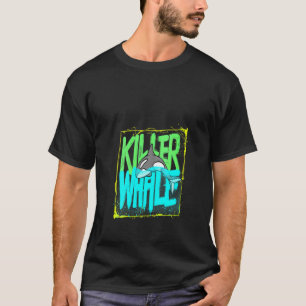 Camiseta Océano ballena asesina para mujeres orcas V-Cuello