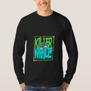 Camiseta Océano ballena asesina para mujeres orcas V-Cuello