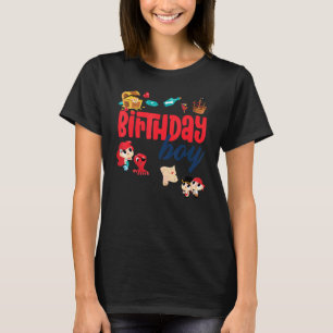 Camiseta Océano de fiesta de cumpleaños del cumpleaños del