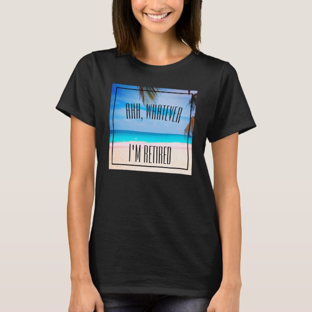 Camiseta Océano de la playa de la cita del retiro de la (Anverso)