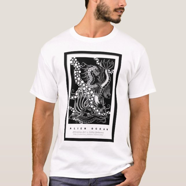 Camiseta Océano extranjero de Cathy Buburuz (Anverso)