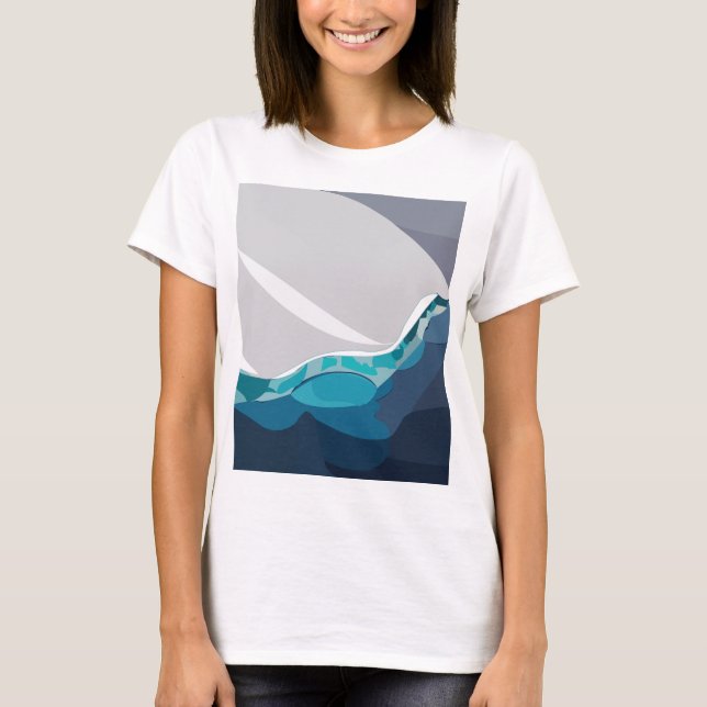 Camiseta Océano Iceberg  (Anverso)
