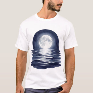 Camiseta Océano iluminado por la luna 🌙🌊