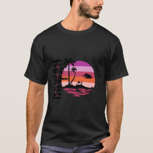 Camiseta Océano Índico Escenario De Honolulu Hawaii