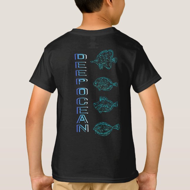 Camiseta Océano profundo (Reverso)