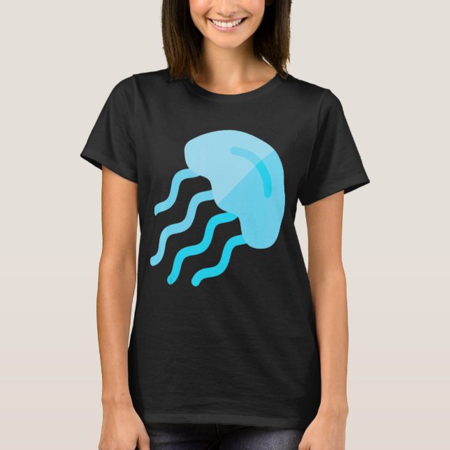 Camiseta Océano Submarino Mar Jellyfish Pescado 10 (Anverso)