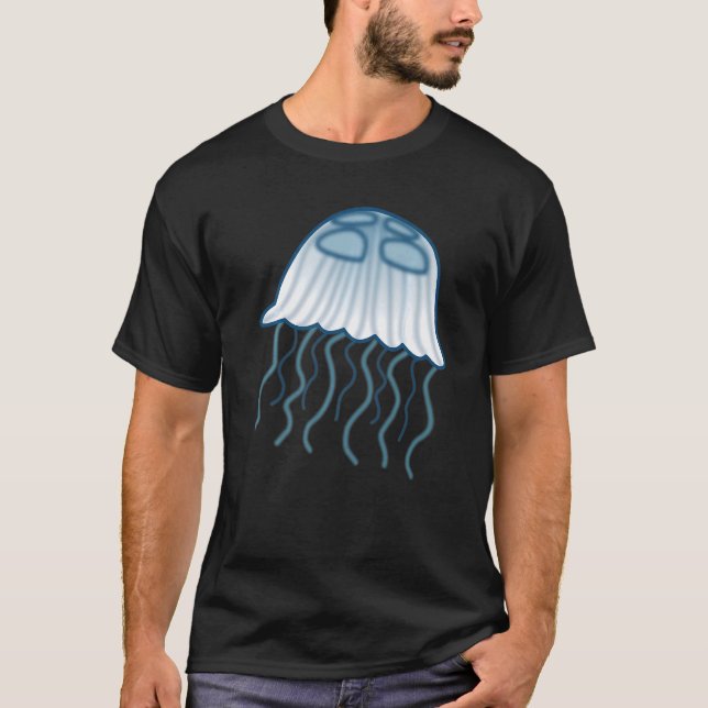 Camiseta Océano Submarino Mar Jellyfish Pescado 2 (Anverso)