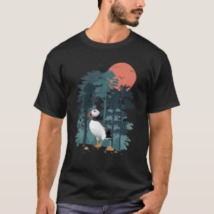 Camiseta Océano volador de la montaña Atlántica de Puffin