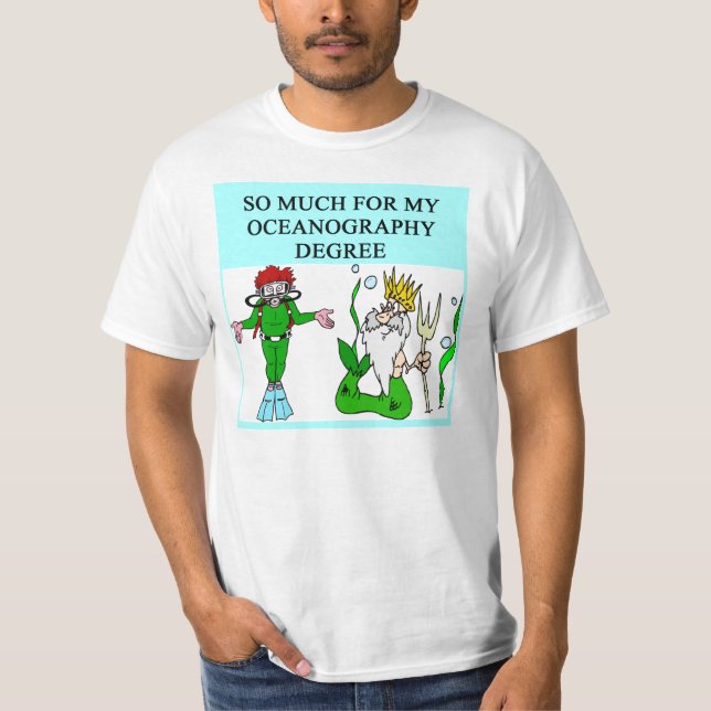 Camiseta Oceanógrafo de la OCEANOGRAFÍA (Anverso)