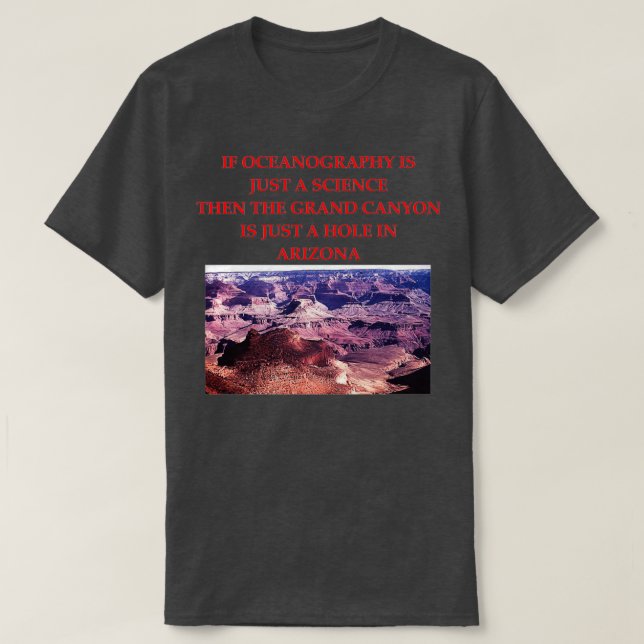 Camiseta Oceanographer Joke (Diseño del anverso)