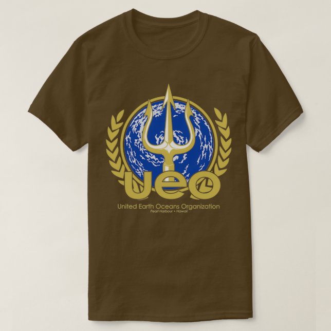 Camiseta Océanos de la Tierra Unida inspirados por SeaQuest (Diseño del anverso)