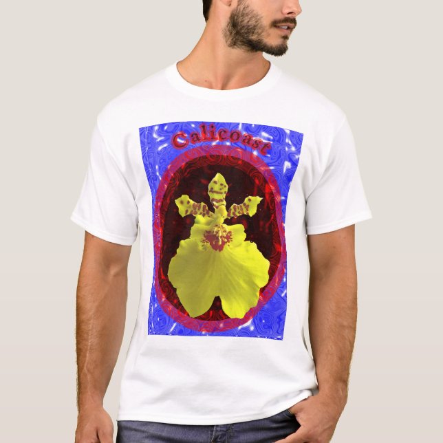 Camiseta Océanos de orquídeas (Anverso)