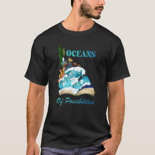 Camiseta Océanos De Posibilidades Animal Marino Verano Pez