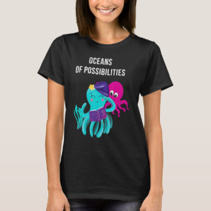 Camiseta Océanos De Posibilidades De Lectura De Animales Ma