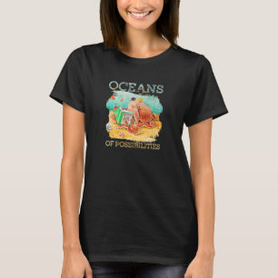Camiseta Océanos De Posibilidades De Lectura De Animales Ma