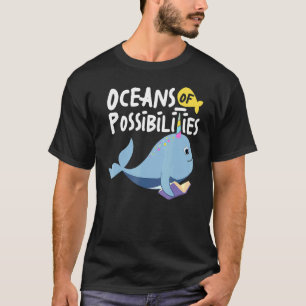 Camiseta Océanos De Posibilidades De Lectura De Animales Ma