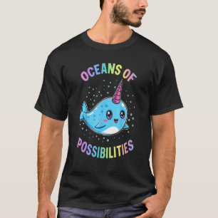 Camiseta Océanos De Posibilidades De Lectura De Animales Ma