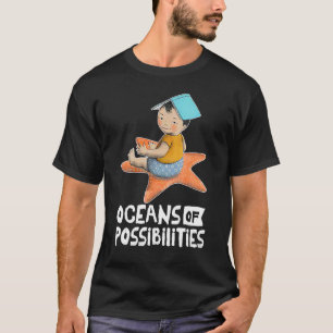 Camiseta Océanos De Posibilidades De Pescado Animal Mar Rea