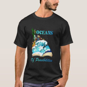 Camiseta Océanos De Posibilidades De Pescado Animal Mar Rea