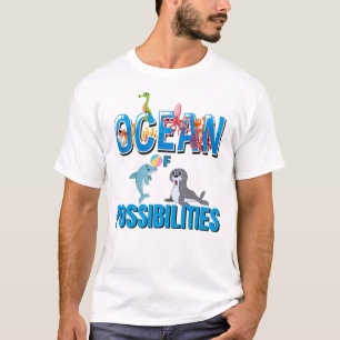 Camiseta Océanos De Posibilidades Lectura De Verano