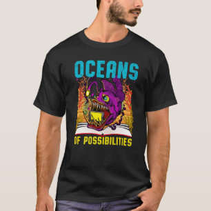 Camiseta Océanos De Posibilidades Leer En Verano Biblioteca
