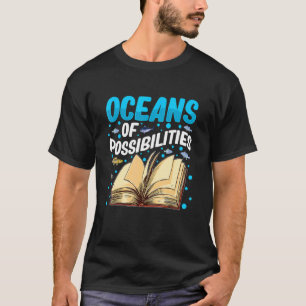 Camiseta Océanos De Posibilidades Libros De Lectura De Vera