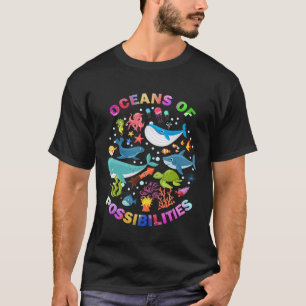 Camiseta Océanos De Verano De Posibilidades De Lectura De A