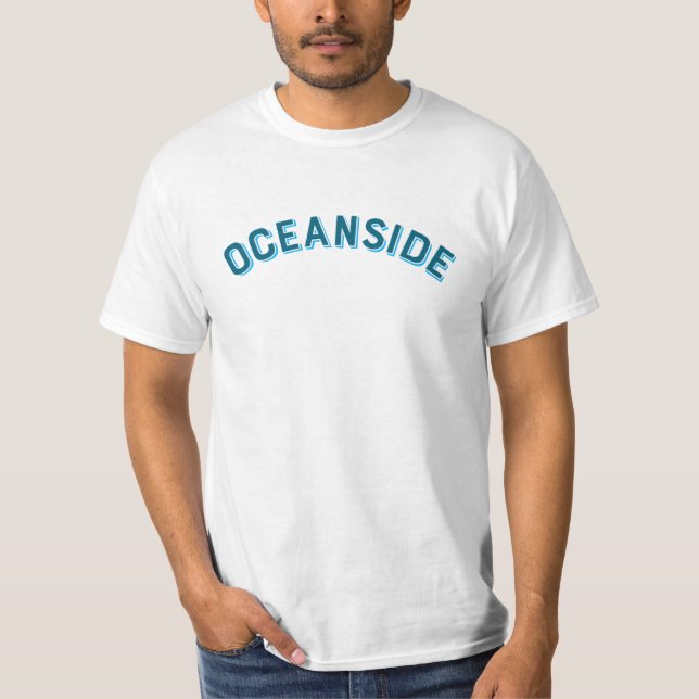 Camiseta Oceanside, Arco Vintage de California (Anverso)