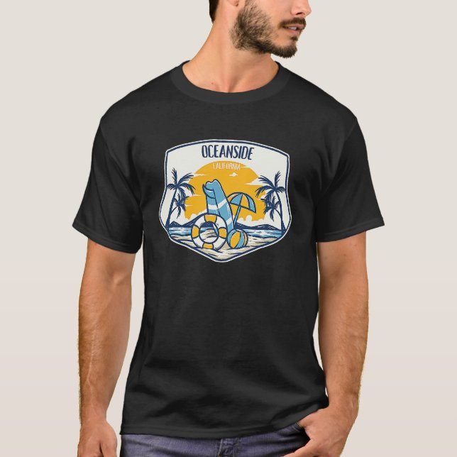 Camiseta Oceanside California (Anverso)